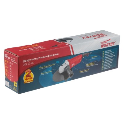 Двуручная углошлифмашина WORTEX AG 2326 в кор. Двуручная углошлифмашина WORTEX AG 2326 в кор.