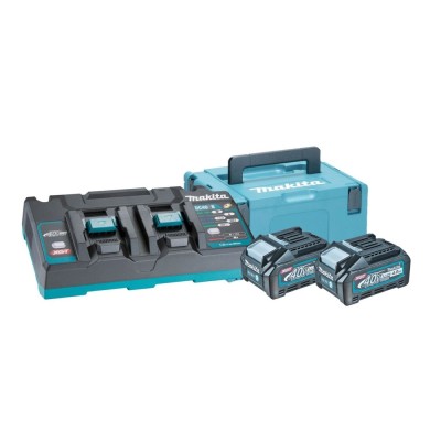 Комплект аккумулятор XGT PSK 40V (BL4040 x 2 шт) + зарядное DC40RB MAKITA Комплект аккумулятор XGT PSK 40V (BL4040 x 2 шт) + зарядное DC40RB MAKITA