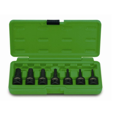 Набор бит шестигр. под головку 1/2" ударных 7пр. TOPTUL Набор бит шестигр. под головку 1/2" ударных 7пр. TOPTUL
