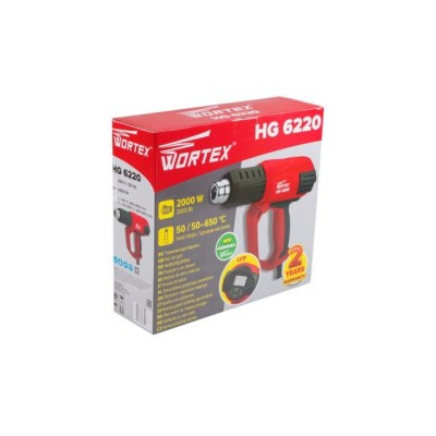 Термовоздуходувка WORTEX HG 6220 в кор. Термовоздуходувка WORTEX HG 6220 в кор.