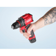 Аккум. дрель-шуруповерт WORTEX LX BD 1220 DLi 12В, 30 Нм, 2*1.5 Ач, патрон 10 мм, бесщёт.