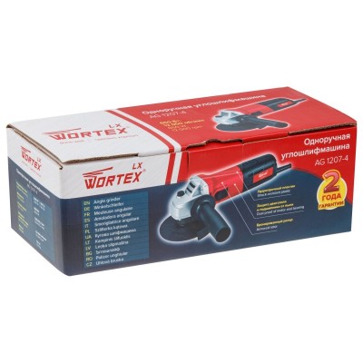 Одноручная углошлифмашина WORTEX LX AG 1207-4 в кор. 650 Вт, 125 мм, 12 000 об/мин. Одноручная углошлифмашина WORTEX LX AG 1207-4 в кор. 650 Вт, 125 мм, 12 000 об/мин.