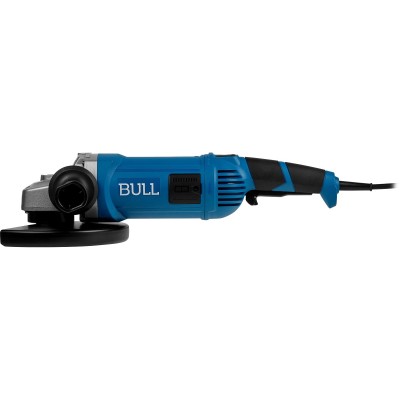 Двуручная углошлифмашина BULL WS 2303 в кор. 2200 Вт, 230 мм, 6600 об/мин, пылезащ., 4м кабель Двуручная углошлифмашина BULL WS 2303 в кор. 2200 Вт, 230 мм, 6600 об/мин, пылезащ., 4м кабель