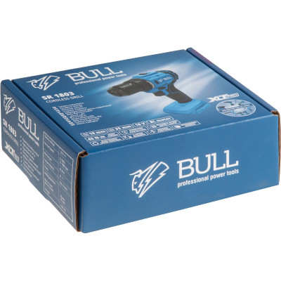 Аккум. дрель-шуруповерт BULL SR 1803 в кор. XLTpro БЕСЩЕТ., SOLO, 18 В, 45 Н*м, БЗП 10 мм Аккум. дрель-шуруповерт BULL SR 1803 в кор. XLTpro БЕСЩЕТ., SOLO, 18 В, 45 Н*м, БЗП 10 мм