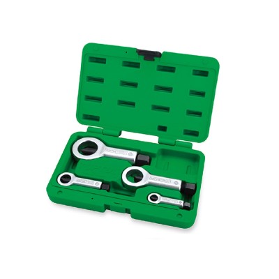 Набор гайкорезов 9-27мм 4пр TOPTUL Набор гайкорезов 9-27мм 4пр TOPTUL