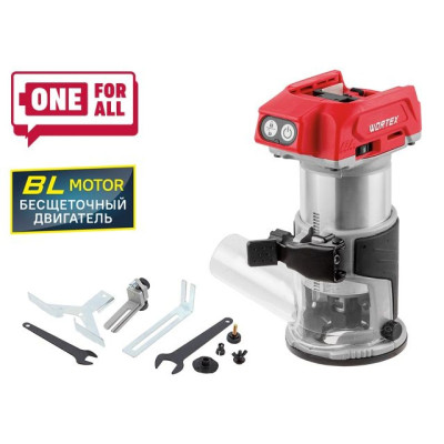 Аккум. фрезер кромочный WORTEX CMM 1835 в кор. ALL1 XLT SOLO БЕСЩЕТ., 18 В, цанга 6/8, рег. об, конс Аккум. фрезер кромочный WORTEX CMM 1835 в кор. ALL1 XLT SOLO БЕСЩЕТ., 18 В, цанга 6/8, рег. об, конс