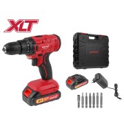 Аккум. дрель-шуруповерт WORTEX LX BD 1820 Li в чем. ALL1 XLT, 18 В, 30 Н*м, 2х2 А*ч, БЗП 10 мм