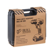 Аккум. дрель-шуруповерт BULL SR 1803 в чем. БЕСЩЕТ., 18 В, 50 Н*м, 2*2 А*ч акб, БЗП 10 мм