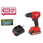 Аккум. дрель-шуруповерт WORTEX BD 1815-1 DLi в чем. ALL1 XLT БЕСЩЕТ, 18 В, 50 Н*м, 1х1.5 А*ч, БЗП 10