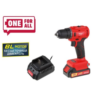 Аккум. дрель-шуруповерт WORTEX BD 1815-1 DLi в чем. ALL1 XLT БЕСЩЕТ, 18 В, 50 Н*м, 1х1.5 А*ч, БЗП 10 Аккум. дрель-шуруповерт WORTEX BD 1815-1 DLi в чем. ALL1 XLT БЕСЩЕТ, 18 В, 50 Н*м, 1х1.5 А*ч, БЗП 10