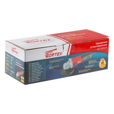 Одноручная углошлифмашина WORTEX AG 1213-3 E в кор. 1300 Вт, 125 мм, 0-11000 об/мин Одноручная углошлифмашина WORTEX AG 1213-3 E в кор. 1300 Вт, 125 мм, 0-11000 об/мин