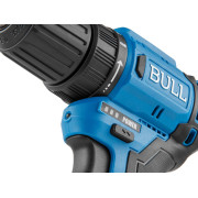 Аккум. дрель-шуруповерт BULL SR 1203 в чем. БЕСЩЕТ., 12 В, 37 Н*м, 2*2 А*ч акб, БЗП 10 мм