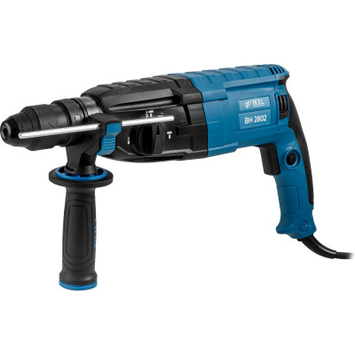Перфоратор BULL BH 2802 в чем. 850 Вт, 3.2 Дж, 28 мм, 4 реж. + 2 зубила, 3 сверла, БЗП в комплекте Перфоратор BULL BH 2802 в чем. 850 Вт, 3.2 Дж, 28 мм, 4 реж. + 2 зубила, 3 сверла, БЗП в комплекте