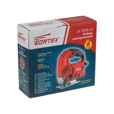 Лобзик электрический WORTEX JS 7008 LE в кор. 710 Вт, 800-3000 ход/мин, пропил до 70 мм. Лобзик электрический WORTEX JS 7008 LE в кор. 710 Вт, 800-3000 ход/мин, пропил до 70 мм.