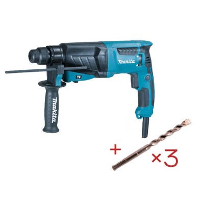 Перфоратор MAKITA HR 2630 в чем. + АКЦИЯ (3 бура SDS-Plus 6,8,10 DIAGER в подарок) Перфоратор MAKITA HR 2630 в чем. + АКЦИЯ (3 бура SDS-Plus 6,8,10 DIAGER в подарок)
