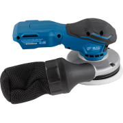 Аккум. эксцентриковая шлифмашина BULL CRS 1218 E в кор. XLTpro SOLO БЕСЩЁТ., 18 В, 125 мм