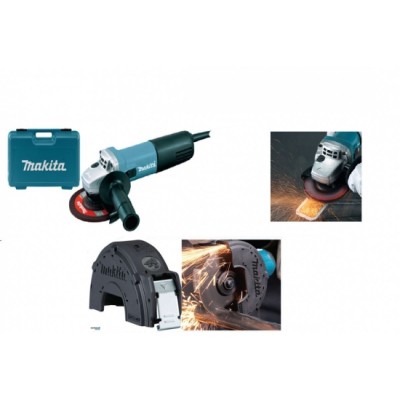 Одноручная углошлифмашина MAKITA 9558 HNRK в кейсе Одноручная углошлифмашина MAKITA 9558 HNRK в кейсе