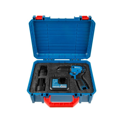 Аккум. дрель-шуруповерт BULL SR 1203 в чем. БЕСЩЕТ., 12 В, 37 Н*м, 2*2 А*ч акб, БЗП 10 мм Аккум. дрель-шуруповерт BULL SR 1203 в чем. БЕСЩЕТ., 12 В, 37 Н*м, 2*2 А*ч акб, БЗП 10 мм