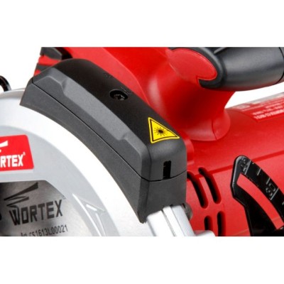 Циркулярная пила WORTEX CS 1613 L в кор. 1300 Вт, 160 мм, до 55 мм, лазер Циркулярная пила WORTEX CS 1613 L в кор. 1300 Вт, 160 мм, до 55 мм, лазер