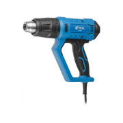 Термовоздуходувка BULL HG 6501 в чем. + набор сопл, 2000 Вт, 50-650 °С, плавная рег., LCD-дисплей