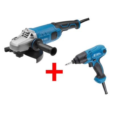 Двуручная углошлифмашина BULL WS 2301 в кор. + АКЦИЯ Шуруповерт ударный BULL ES 1401 В подарок! Двуручная углошлифмашина BULL WS 2301 в кор. + АКЦИЯ Шуруповерт ударный BULL ES 1401 В подарок!