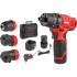 Аккум. дрель-шуруповерт WORTEX BD 1215 LiSET в чем. + 2 насадки, 12 В, 30 Н*м, 2х1.5 А*ч, БЗП 10 мм Аккум. дрель-шуруповерт WORTEX BD 1215 LiSET в чем. + 2 насадки, 12 В, 30 Н*м, 2х1.5 А*ч, БЗП 10 мм
