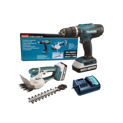 Аккум. дрель-шуруповерт MAKITA LXT HP488D + аккум. кусторез UM110D Аккум. дрель-шуруповерт MAKITA LXT HP488D + аккум. кусторез UM110D