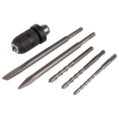 Перфоратор BULL BH 2802 в чем. 850 Вт, 3.2 Дж, 28 мм, 4 реж. + 2 зубила, 3 сверла, БЗП в комплекте Перфоратор BULL BH 2802 в чем. 850 Вт, 3.2 Дж, 28 мм, 4 реж. + 2 зубила, 3 сверла, БЗП в комплекте