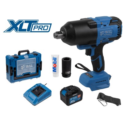 Аккум. ударный гайковерт BULL SC 1810 Xcase, XLTpro, БЕСЩЕТ., 18 В, 1500 Н*м, 3/4", 1х6 А*ч, з/у 6 А Аккум. ударный гайковерт BULL SC 1810 Xcase, XLTpro, БЕСЩЕТ., 18 В, 1500 Н*м, 3/4", 1х6 А*ч, з/у 6 А