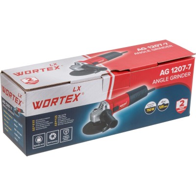 Одноручная углошлифмашина WORTEX LX AG 1207-7 в кор. 750 Вт, 125 мм, 11 000 об/мин. Одноручная углошлифмашина WORTEX LX AG 1207-7 в кор. 750 Вт, 125 мм, 11 000 об/мин.