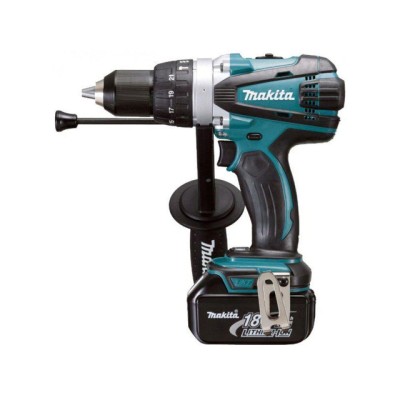 Аккум. ударная дрель-шуруповерт MAKITA LXT DHP 458 RFE в чем. Аккум. ударная дрель-шуруповерт MAKITA LXT DHP 458 RFE в чем.