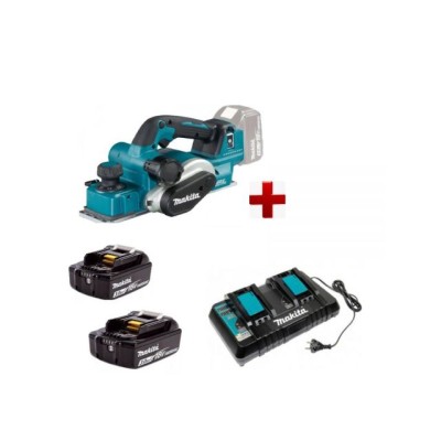 Аккум. рубанок MAKITA LXT DKP 181 Z в кор.+ аккум. 632M83-6 2 шт. + ЗУ 630876-7 Аккум. рубанок MAKITA LXT DKP 181 Z в кор.+ аккум. 632M83-6 2 шт. + ЗУ 630876-7