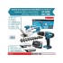 Аккум. дрель-шуруповерт MAKITA LXT HP488D + аккум. кусторез UM110D Аккум. дрель-шуруповерт MAKITA LXT HP488D + аккум. кусторез UM110D