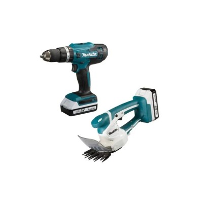 Аккум. дрель-шуруповерт MAKITA LXT HP488D + аккум. кусторез UM110D Аккум. дрель-шуруповерт MAKITA LXT HP488D + аккум. кусторез UM110D