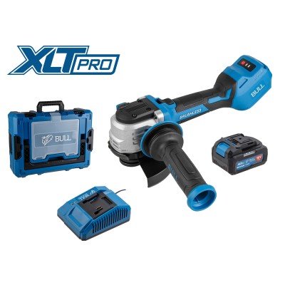 Аккум. углошлифмашина BULL CSG 1812-1 SR Xcase XLTpro 1x4 Ач БЕСЩЕТ, 125 мм, рег. об., 10 000 об/мин Аккум. углошлифмашина BULL CSG 1812-1 SR Xcase XLTpro 1x4 Ач БЕСЩЕТ, 125 мм, рег. об., 10 000 об/мин