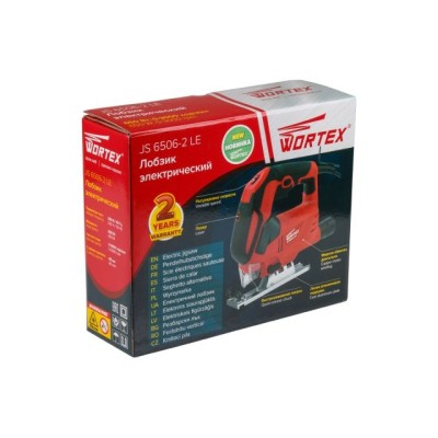 Лобзик электрический WORTEX JS 6506-2 LE в кор. 650 Вт, 0-3000 ход/мин, пропил до 65 мм Лобзик электрический WORTEX JS 6506-2 LE в кор. 650 Вт, 0-3000 ход/мин, пропил до 65 мм