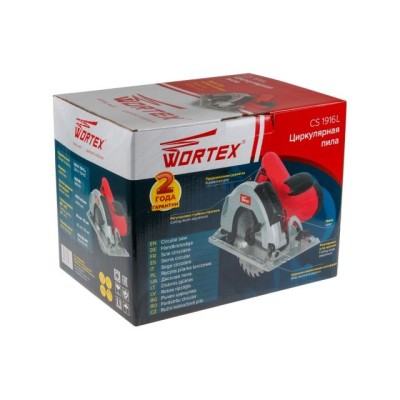 Циркулярная пила WORTEX CS 1916 L в кор. 1600 Вт, 190 мм, до 65 мм, лазер, литье Циркулярная пила WORTEX CS 1916 L в кор. 1600 Вт, 190 мм, до 65 мм, лазер, литье