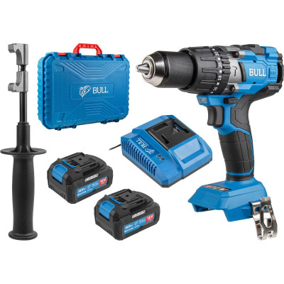 Аккум. дрель-шуруповерт BULL SR 1805 в чем. XLTpro, 2х4 А*ч, БЕСЩЕТ., 18 В, 120 Н*м, БЗП(мет.) 13 мм Аккум. дрель-шуруповерт BULL SR 1805 в чем. XLTpro, 2х4 А*ч, БЕСЩЕТ., 18 В, 120 Н*м, БЗП(мет.) 13 мм