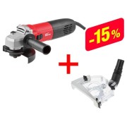 Одноручная углошлифмашина WORTEX AG 1213-3 E в кор.+АКЦИЯ комплект DS12500018