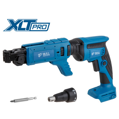 Аккум. ленточный шуруповерт BULL CAS 1844 в кор. SOLO, XLTpro, БЕСЩЕТ., 18 В, 4200 об/мин, 57 мм Аккум. ленточный шуруповерт BULL CAS 1844 в кор. SOLO, XLTpro, БЕСЩЕТ., 18 В, 4200 об/мин, 57 мм