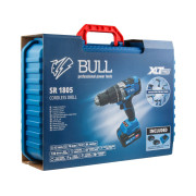 Аккум. дрель-шуруповерт BULL SR 1805 в чем. XLTpro, 2х4 А*ч, БЕСЩЕТ., 18 В, 120 Н*м, БЗП(мет.) 13 мм