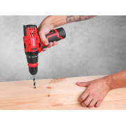 Аккум. дрель-шуруповерт WORTEX BD 1215 LiSET в чем. 12 В, 30 Н*м, 2х1.5 А*ч, БЗП 10 мм