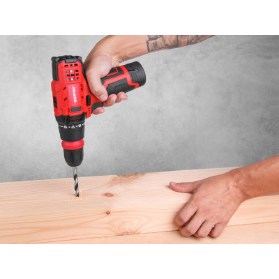 Аккум. дрель-шуруповерт WORTEX BD 1215 LiSET в чем. 12 В, 30 Н*м, 2х1.5 А*ч, БЗП 10 мм Аккум. дрель-шуруповерт WORTEX BD 1215 LiSET в чем. 12 В, 30 Н*м, 2х1.5 А*ч, БЗП 10 мм