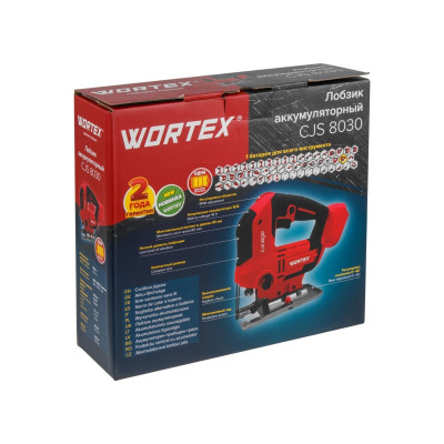 Аккум. лобзик WORTEX CJS 8030 в кор. ALL1 XLT SOLO 18 В, 500-3000 об/мин, 85 мм Аккум. лобзик WORTEX CJS 8030 в кор. ALL1 XLT SOLO 18 В, 500-3000 об/мин, 85 мм