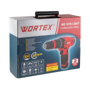 Аккум. дрель-шуруповерт WORTEX BD 1215 LiSET в чем. 12 В, 30 Н*м, 2х1.5 А*ч, БЗП 10 мм