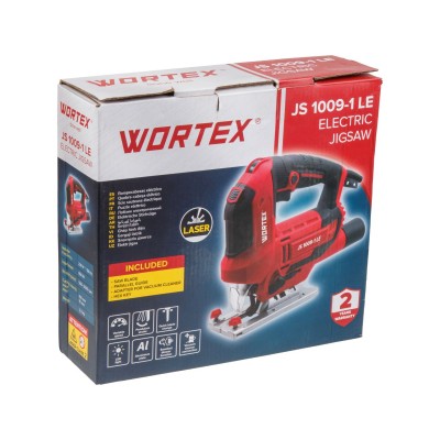 Лобзик электрический WORTEX JS 1009-1 LE в кор. 850 Вт, 500-3000 ход/мин, пропил до 100 мм Лобзик электрический WORTEX JS 1009-1 LE в кор. 850 Вт, 500-3000 ход/мин, пропил до 100 мм