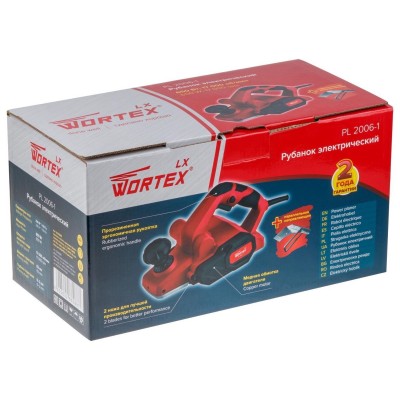 Рубанок электрический WORTEX LX PL 2006-1 в кор. 650 Вт, шир. до 82 мм, глуб. до 2.0 мм Рубанок электрический WORTEX LX PL 2006-1 в кор. 650 Вт, шир. до 82 мм, глуб. до 2.0 мм