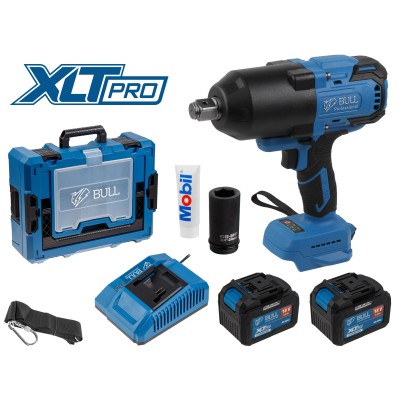 Аккум. ударный гайковерт BULL SC 1810 Xcase, XLTpro, БЕСЩЕТ., 18 В, 1500 Н*м, 3/4", 2х6 А*ч, з/у 6 А Аккум. ударный гайковерт BULL SC 1810 Xcase, XLTpro, БЕСЩЕТ., 18 В, 1500 Н*м, 3/4", 2х6 А*ч, з/у 6 А