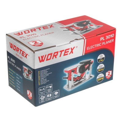Рубанок электрический WORTEX PL 3010 в кор. 1200 Вт, шир. до 110 мм, глуб. до 3,1 мм Рубанок электрический WORTEX PL 3010 в кор. 1200 Вт, шир. до 110 мм, глуб. до 3,1 мм