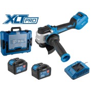 Аккум. углошлифмашина BULL CSG 1812-1 SR Xcase XLTpro 2x6 Ач БЕСЩЕТ, 125 мм, рег. об., 10 000 об/мин